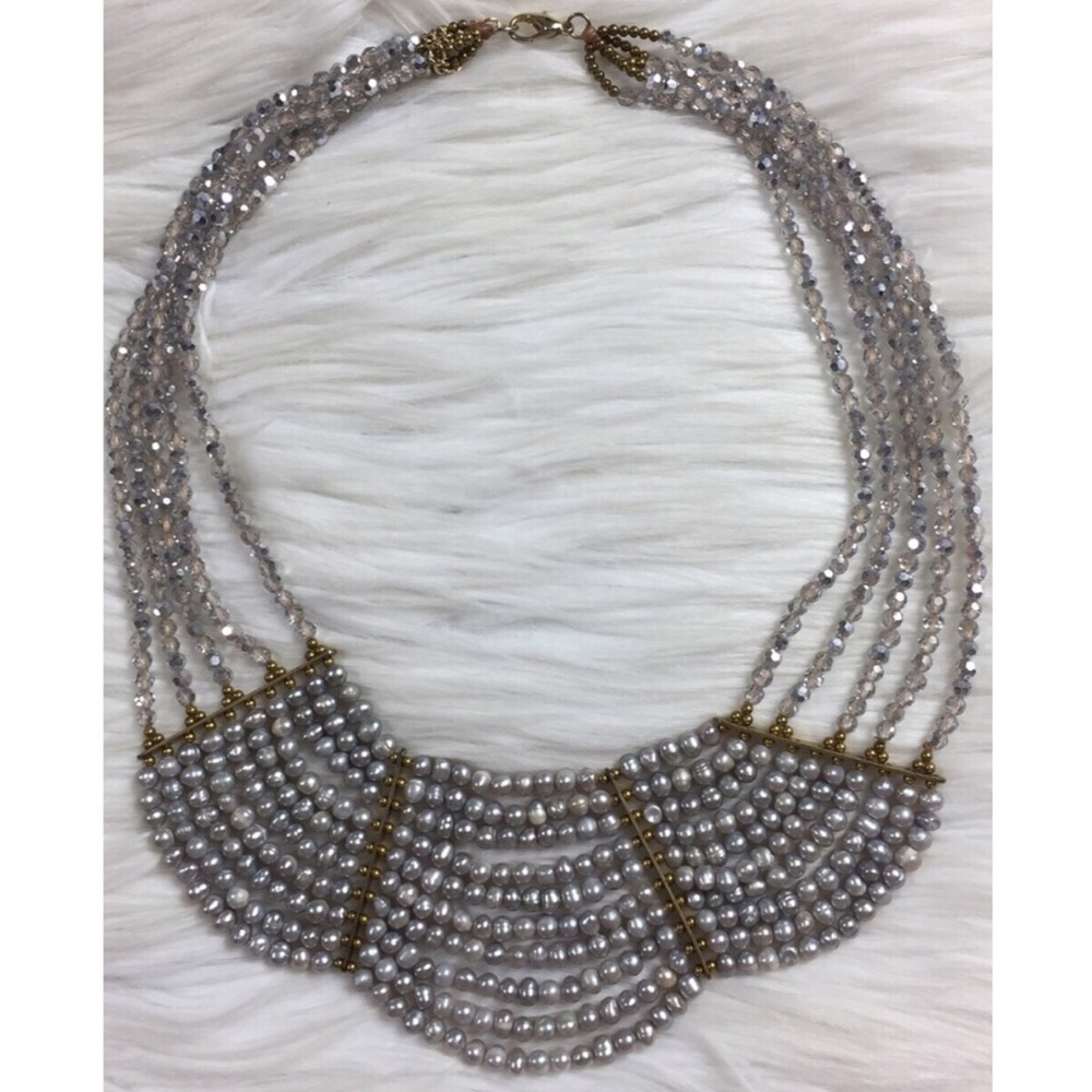 Necklace | Multi-Strand Collar Statement N…